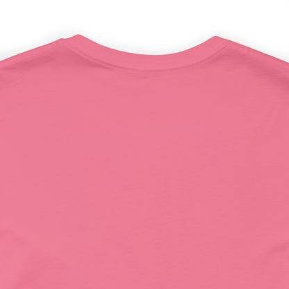 In October We Wear Pink - Breast Cancer Awareness Apparel - Gift for Survivor- Unisex Jersey Short Sleeve Tee