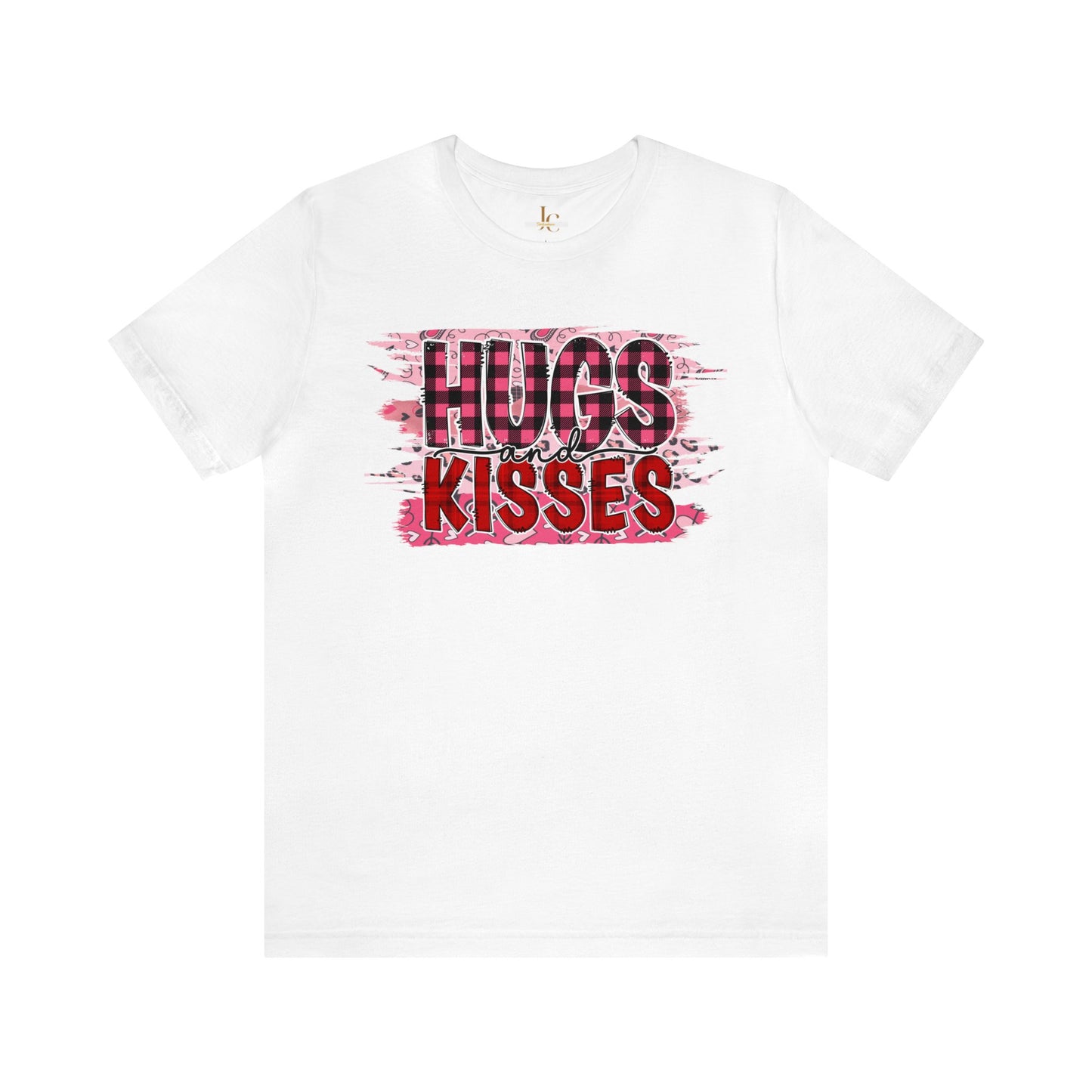 Hugs and Kisses Valentines Day Short Sleeve Tee