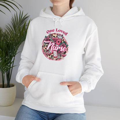 Nurse Valentine's Day Hooded Sweatshirt