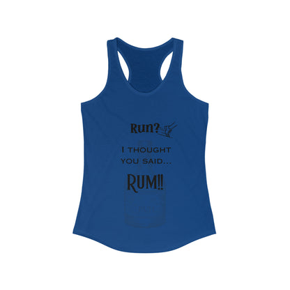 Run? Women's Ideal Racerback Tank