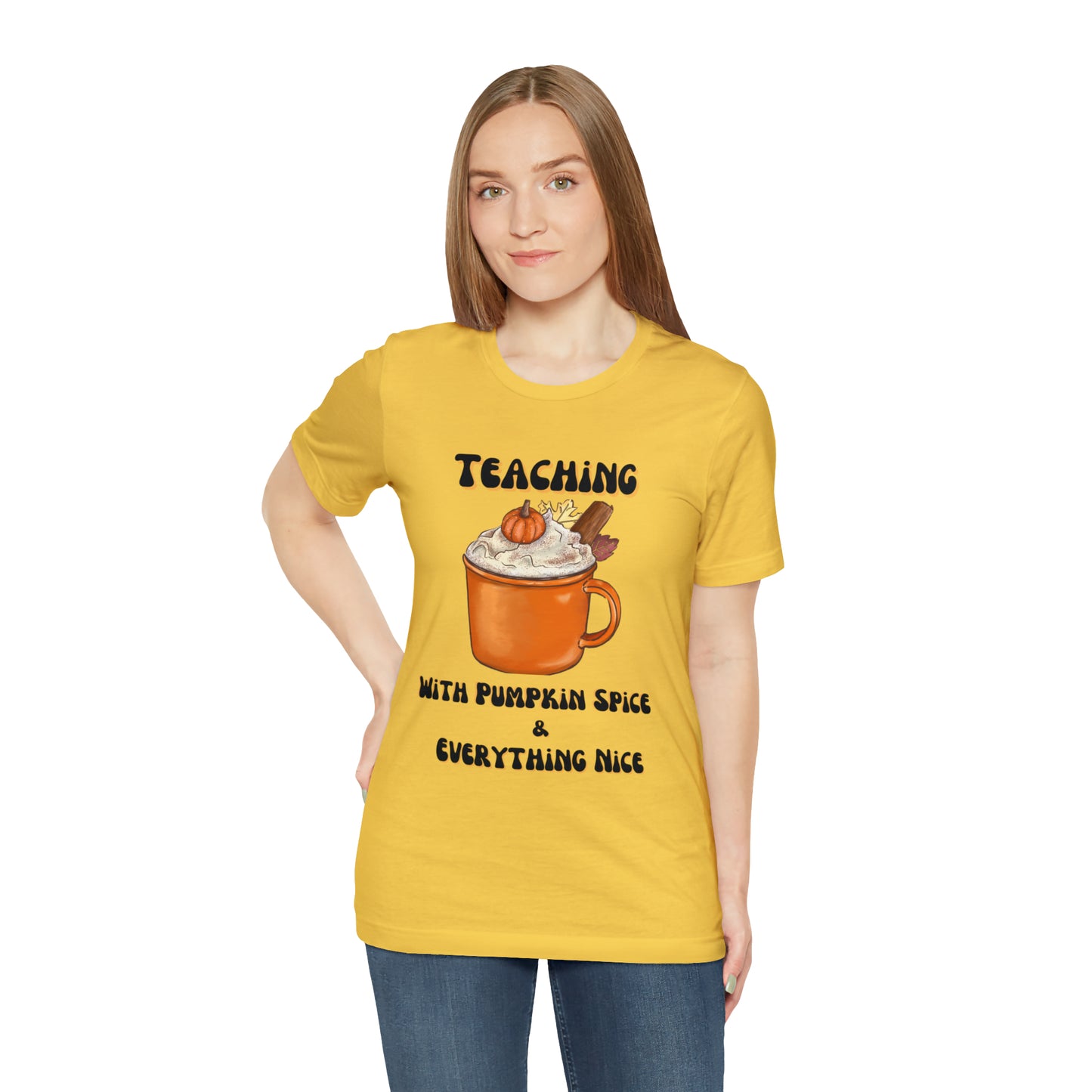 Pumpkin Spice Unisex Jersey Short Sleeve Tee