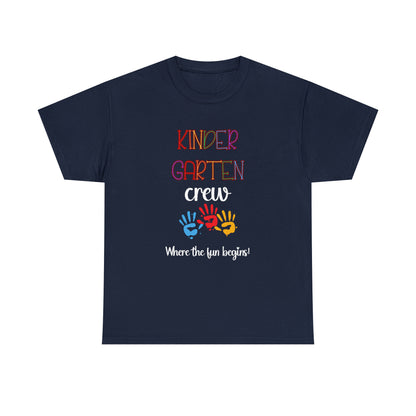 Kindergarten Crew Unisex Heavy Cotton Tee