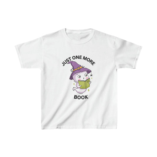 One More Booook Ghost Reading Kids Heavy Cotton™ Tee