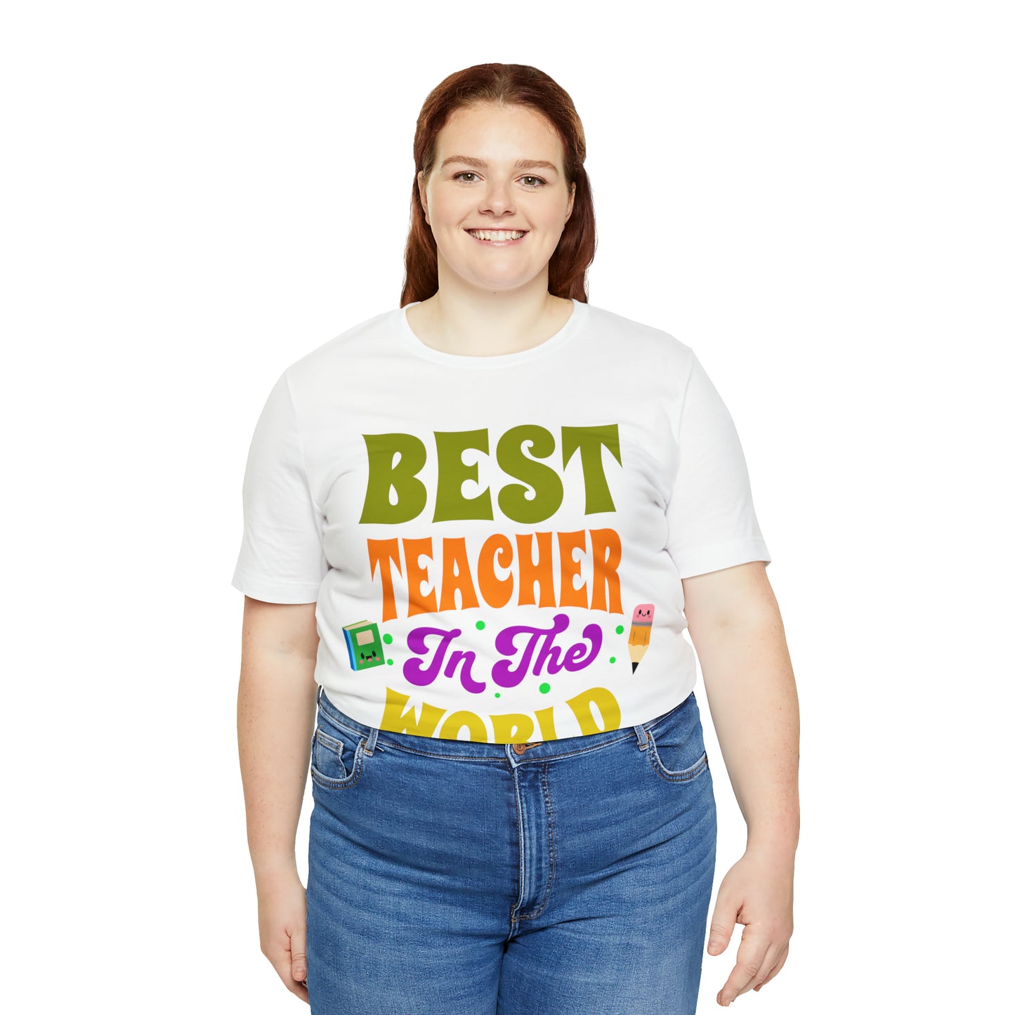 Best Teacher in The World Unisex Jersey Short Sleeve Tee