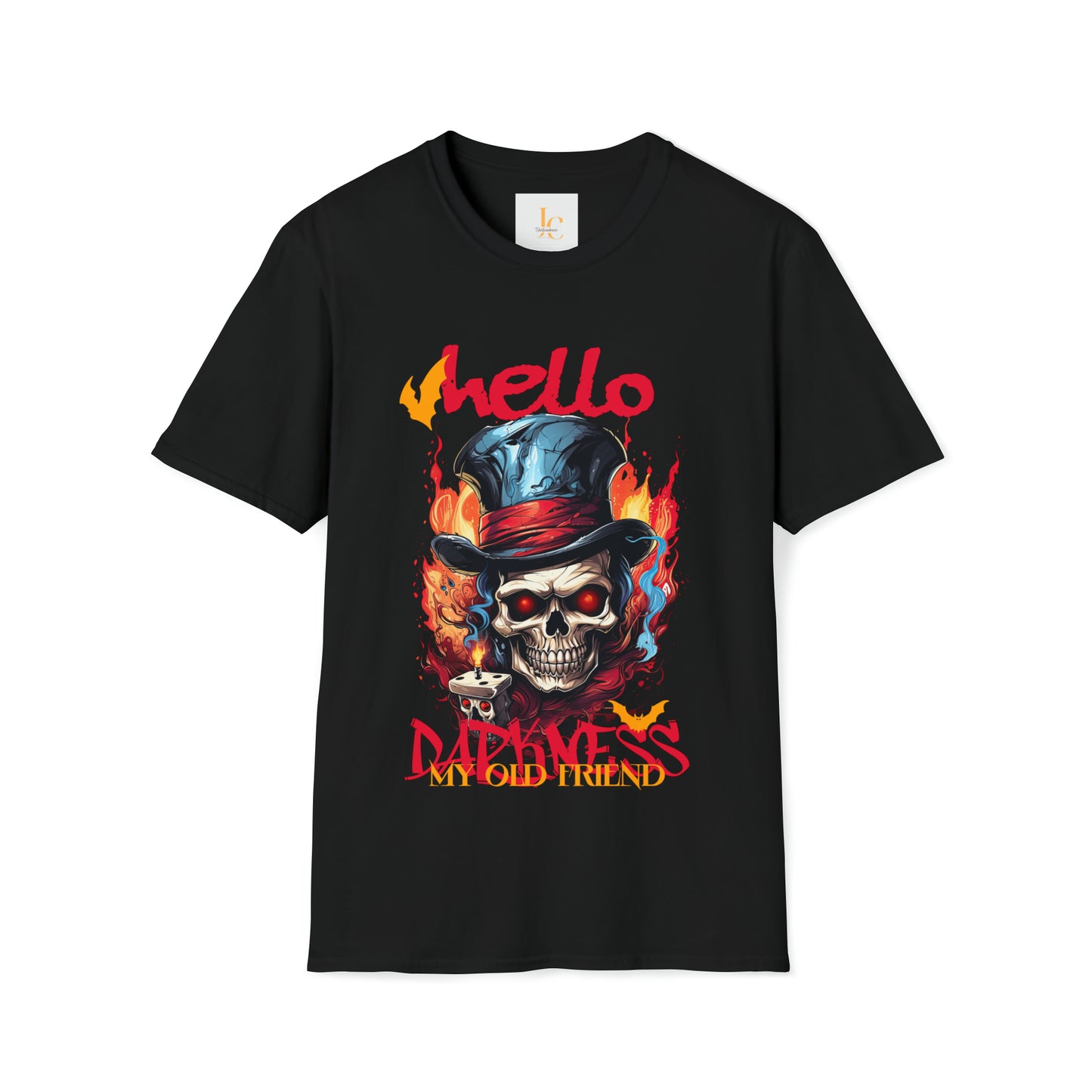 Hello Darkness My Old Friend Skull T-Shirt T-Shirt