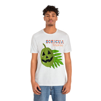 Boricua Jack-O' Lantern Short Sleeve Tee