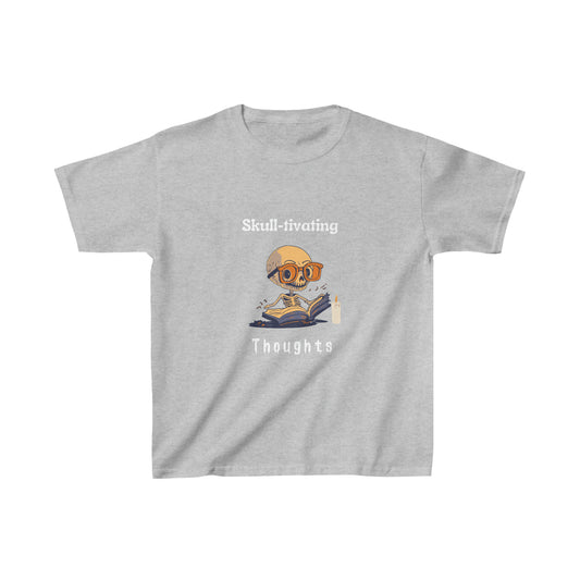 Kid Skeleton Reading Book Kids Heavy Cotton™ Tee