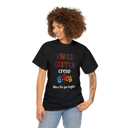 Kindergarten Crew Unisex Heavy Cotton Tee