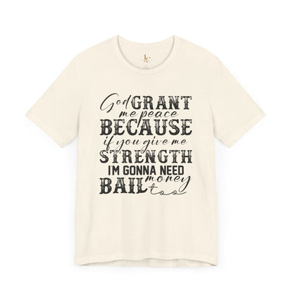 Funny Sarcastic Shirt, Funny tshirts, sarcastic tshirts, bail money funny shirts