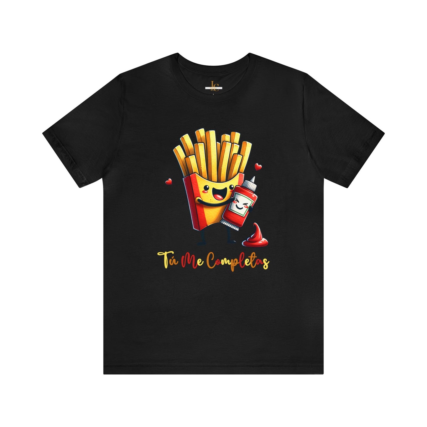 Tú Me Completas Papitas y Ketchup TShirt.  Spanish Fries and Ketchup TShirt