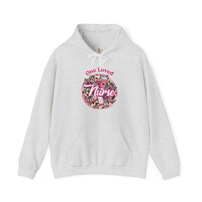 Nurse Valentine's Day Hooded Sweatshirt