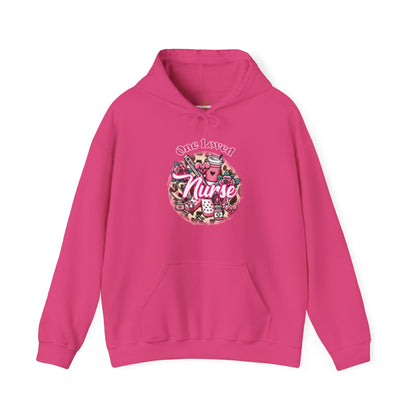 Nurse Valentine's Day Hooded Sweatshirt