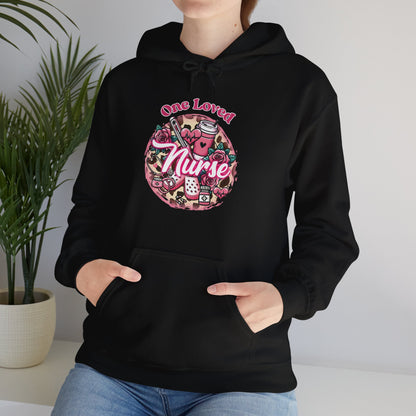 Nurse Valentine's Day Hooded Sweatshirt