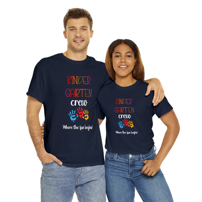 Kindergarten Crew Unisex Heavy Cotton Tee