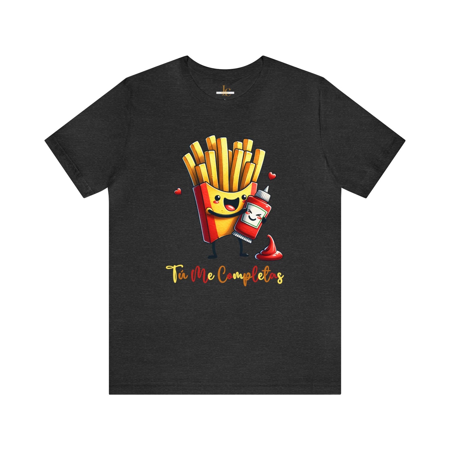 Tú Me Completas Papitas y Ketchup TShirt.  Spanish Fries and Ketchup TShirt