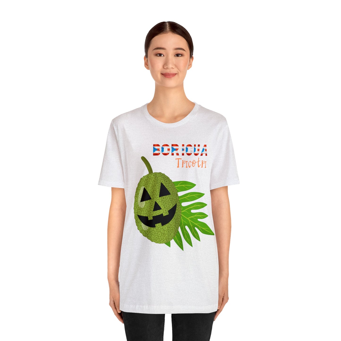 Boricua Jack-O' Lantern Short Sleeve Tee