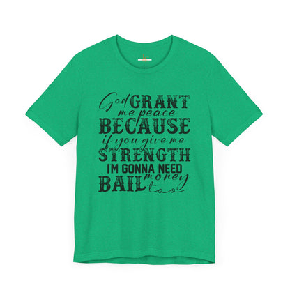 Funny Sarcastic Shirt, Funny tshirts, sarcastic tshirts, bail money funny shirts