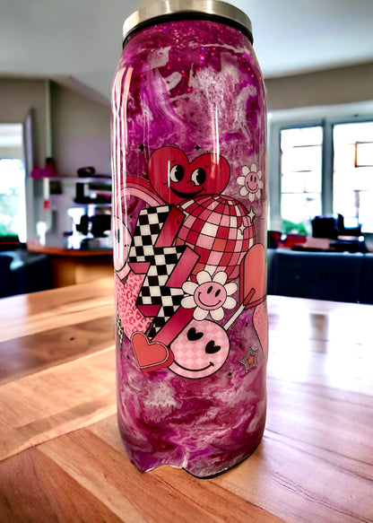 Valentines Soda Can Tumbler