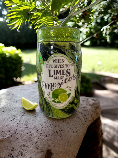 Mojitos Mason Jar Epoxy Tumbler